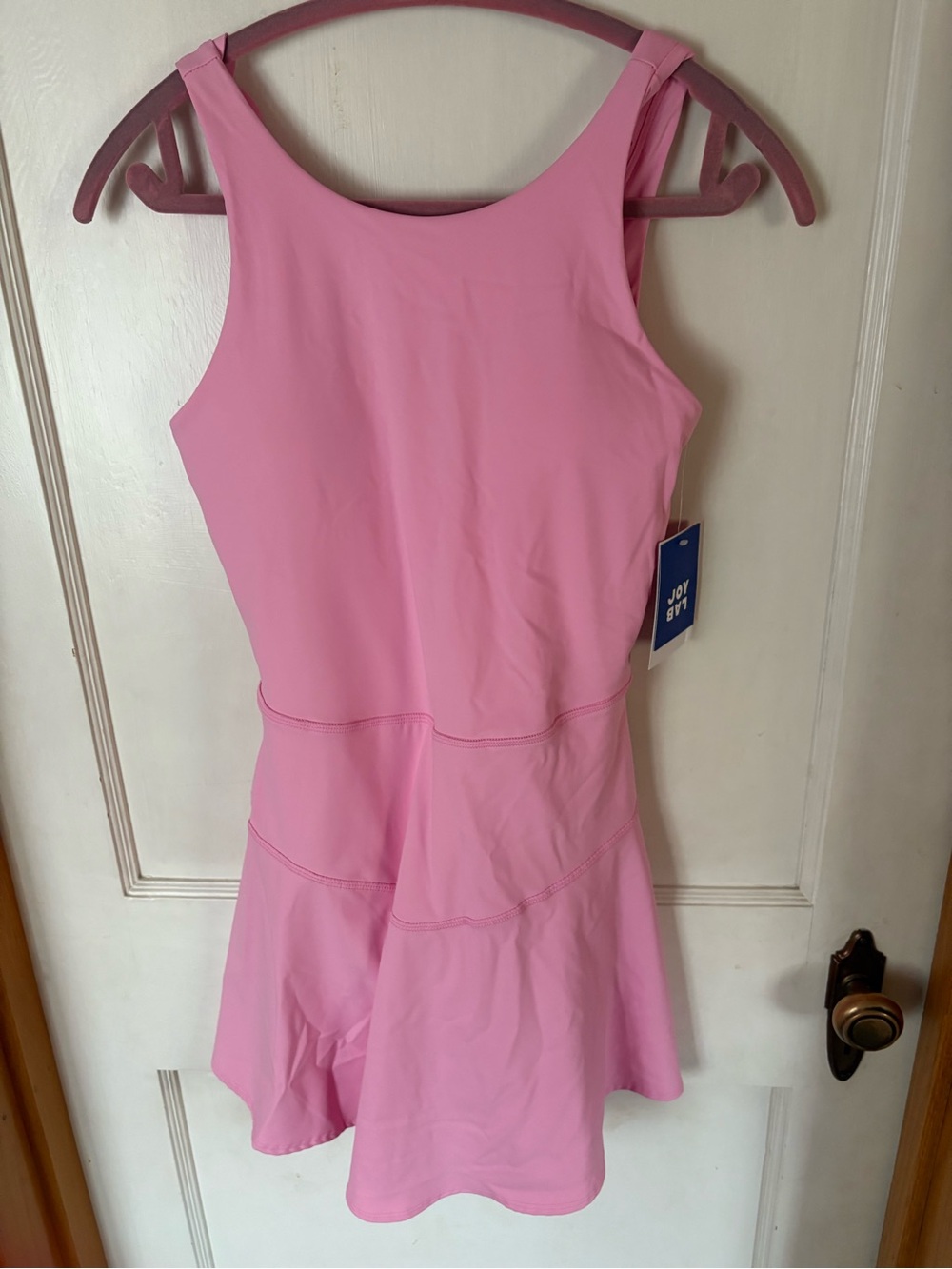 JoyLab Pink Scalloped Sports Bra